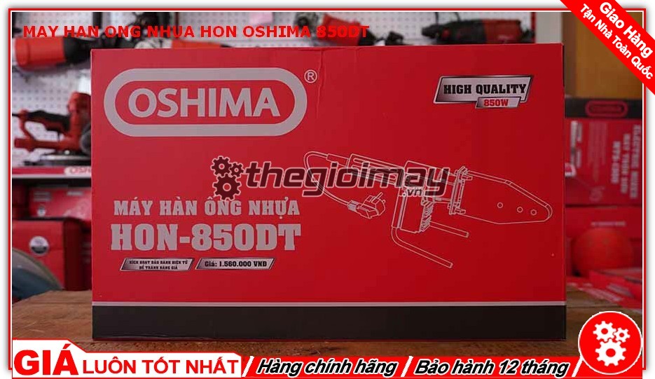 Hộp đựng máy hàn ống nhựa Oshima HON 850DT