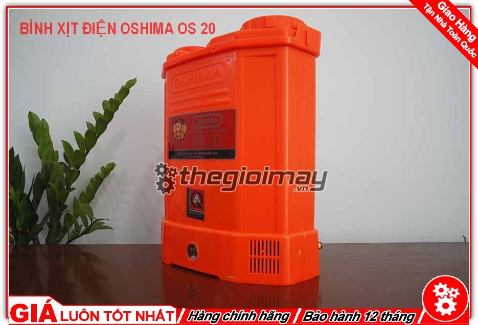 Bình xịt điện Oshima OS 20 cam chính hãng