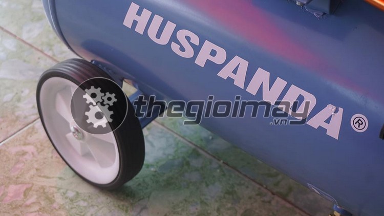 Bánh xe cao su máy nén khí mini Huspanda HCD-1350
