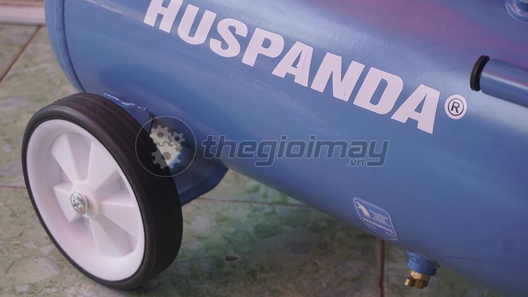 Bánh xe cao su máy nén khí mini Huspanda HCD-950