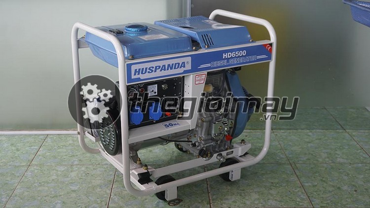 Máy phát điện Huspanda HD6500 có công suất tối đa lên đến 5.5KW