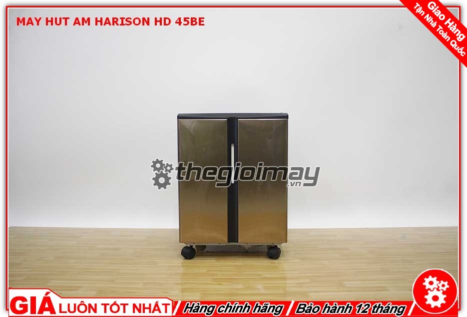 Mặt trước máy hút ẩm công nghiệp Harison HD-45BE