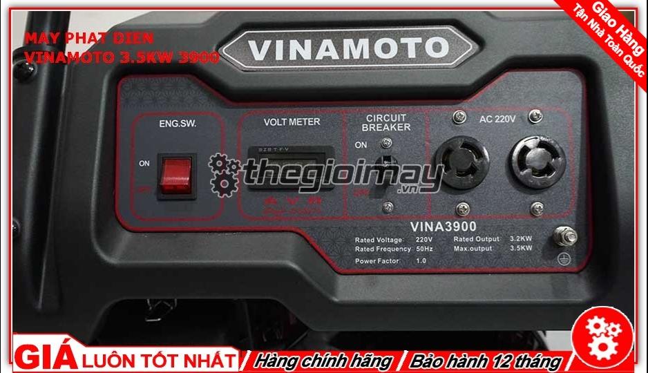 Bảng điều khiển của máy phát điện Vinamoto 3900 3.5KW