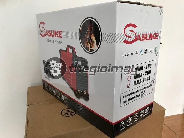 Thùng đựng sản phẩm của máy hàn Sasuke MMA 250A