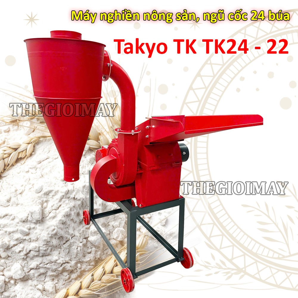 Máy nghiền nông sản, ngũ cốc 24 búa Takyo TK 24-22