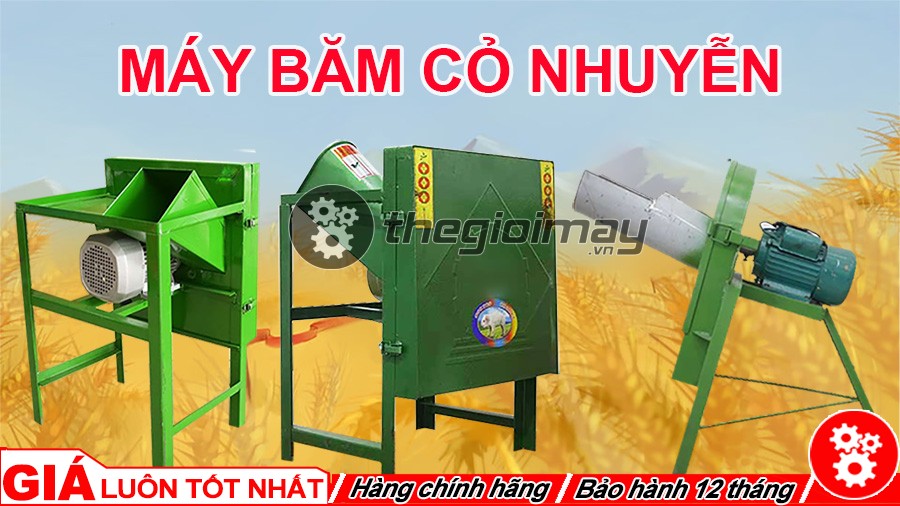 Tổng hợp máy băm cỏ nhuyễn chính hãng, giá rẻ tại Sài Gòn