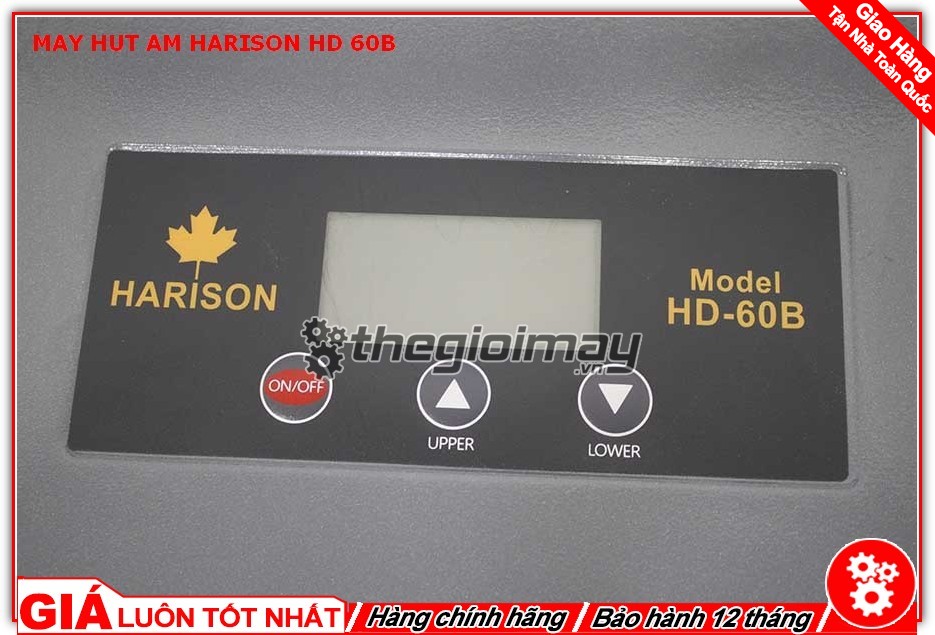 Bảng hiển thị máy hút ẩm Harison HD-60B