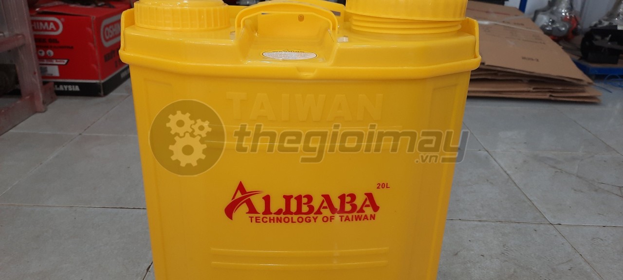 Bình xịt điện Alibaba 20L bơm đôi có áp lực phun lên đến 80PSI