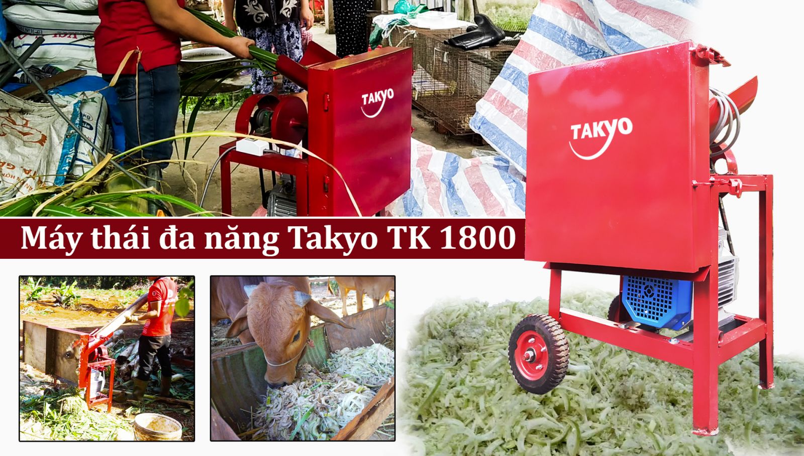 Máy thái chuối đa năng Takyo TK 1800