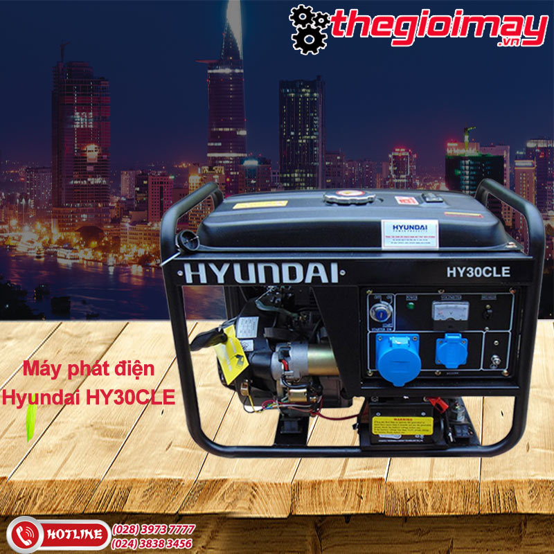 máy phát điện hyundai hy30cle