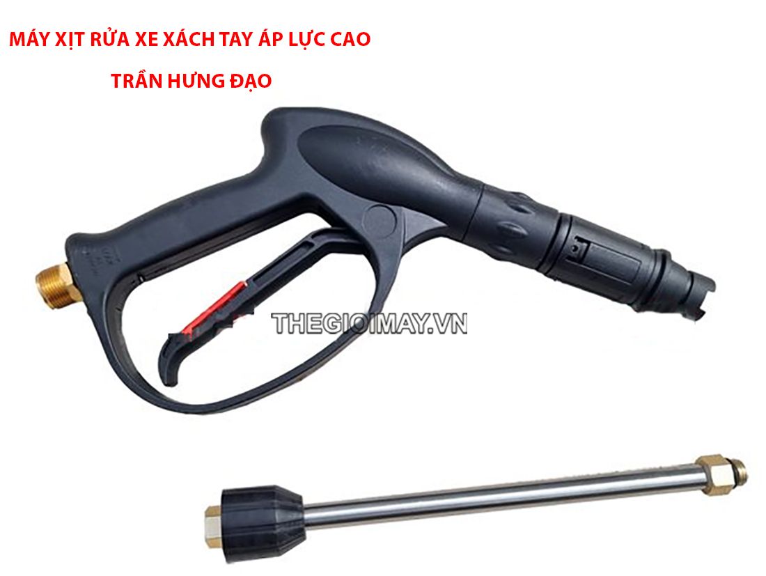 Súng xịt máy xịt rửa xe xách tay áp lực cao Trần Hưng Đạo UN-THD2000