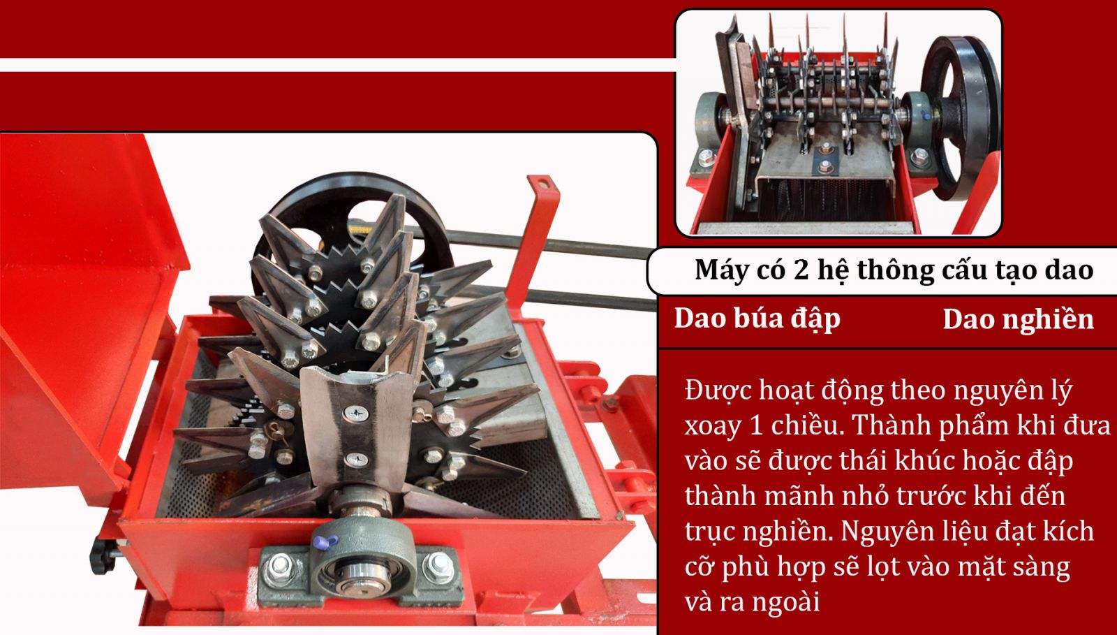 Cấu tạo bộ khung dao Takyo TK300