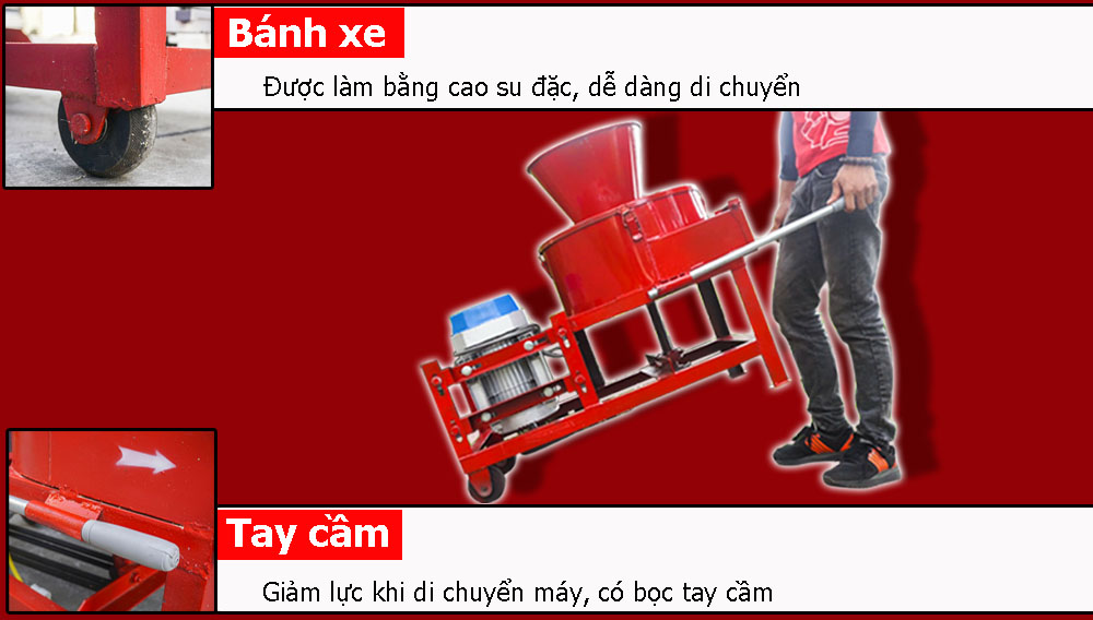 he-thong-tay-day-banh-xe-cao-su-may-bam-beo-bam-chuoi-TAKYO-TK 3000
