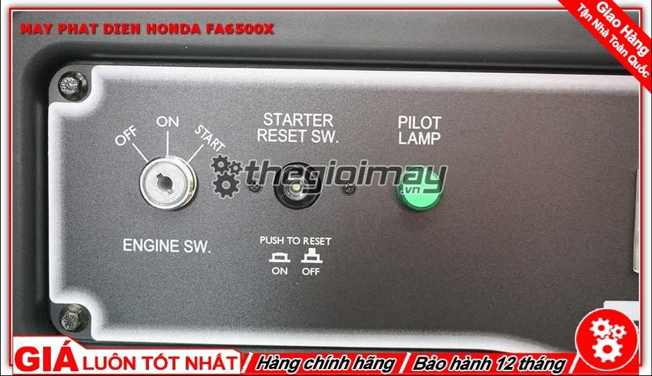 Bảng điều khiển của máy phát điện Honda FA 6500X