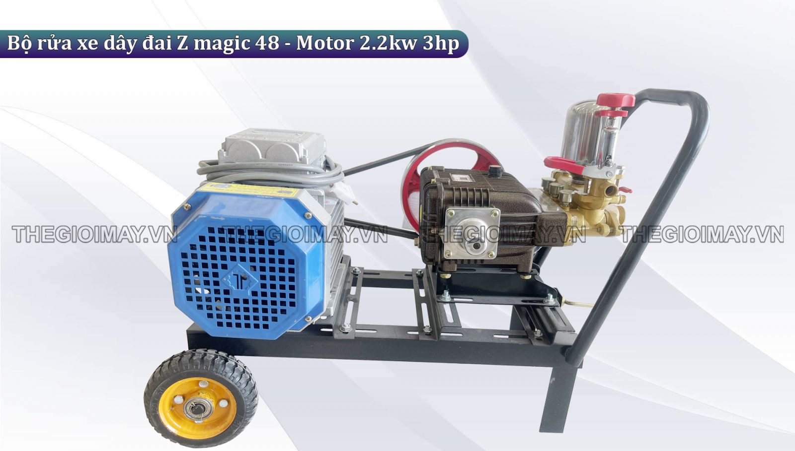 Bộ rửa xe dây đai Z magic 48 - Motor 2.2kw 3hp