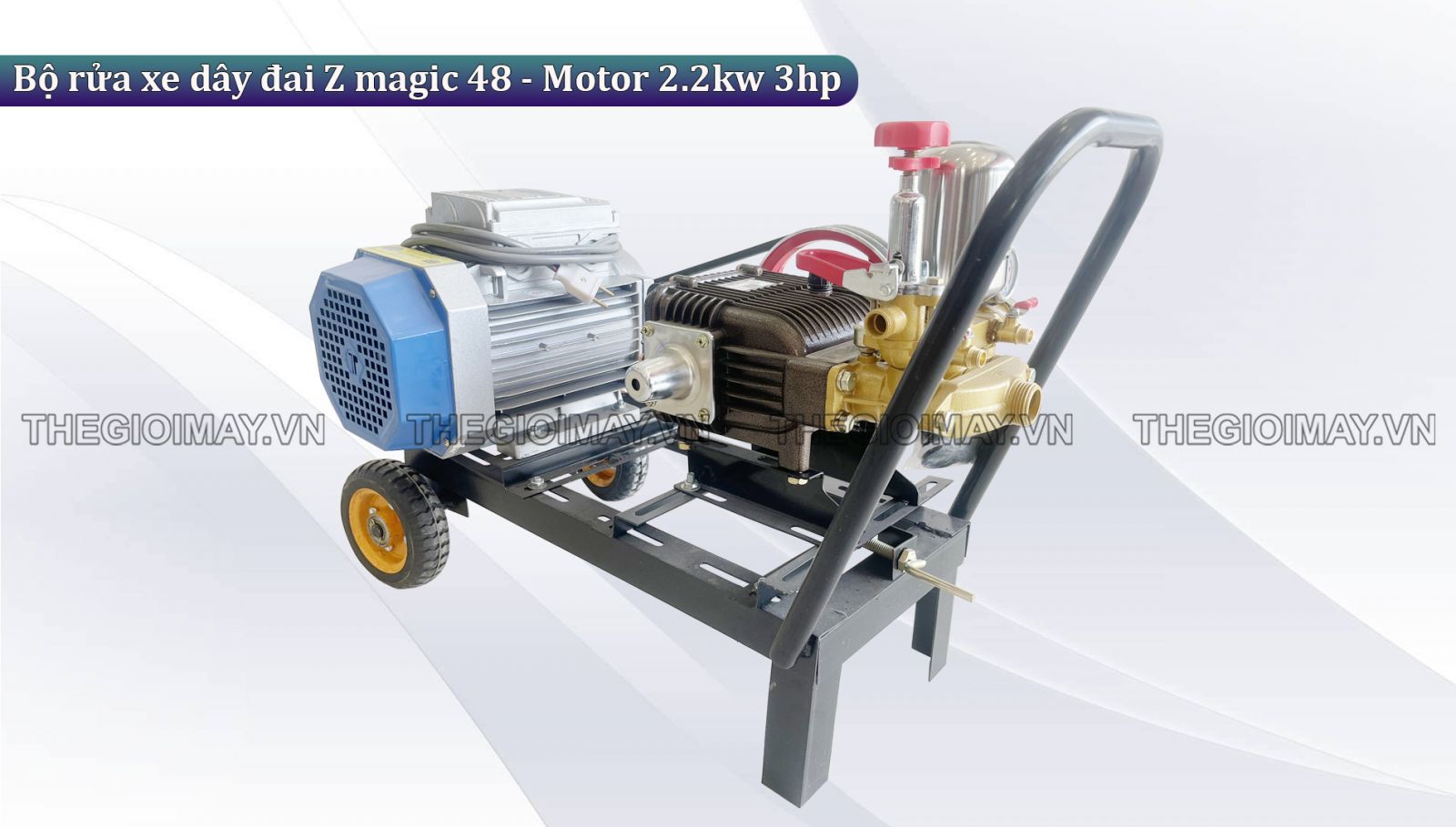 Ứng dụng của bộ rửa xe dây đai Z magic 48 - Motor 2.2kw 3hp trong cuộc sống hằng ngày