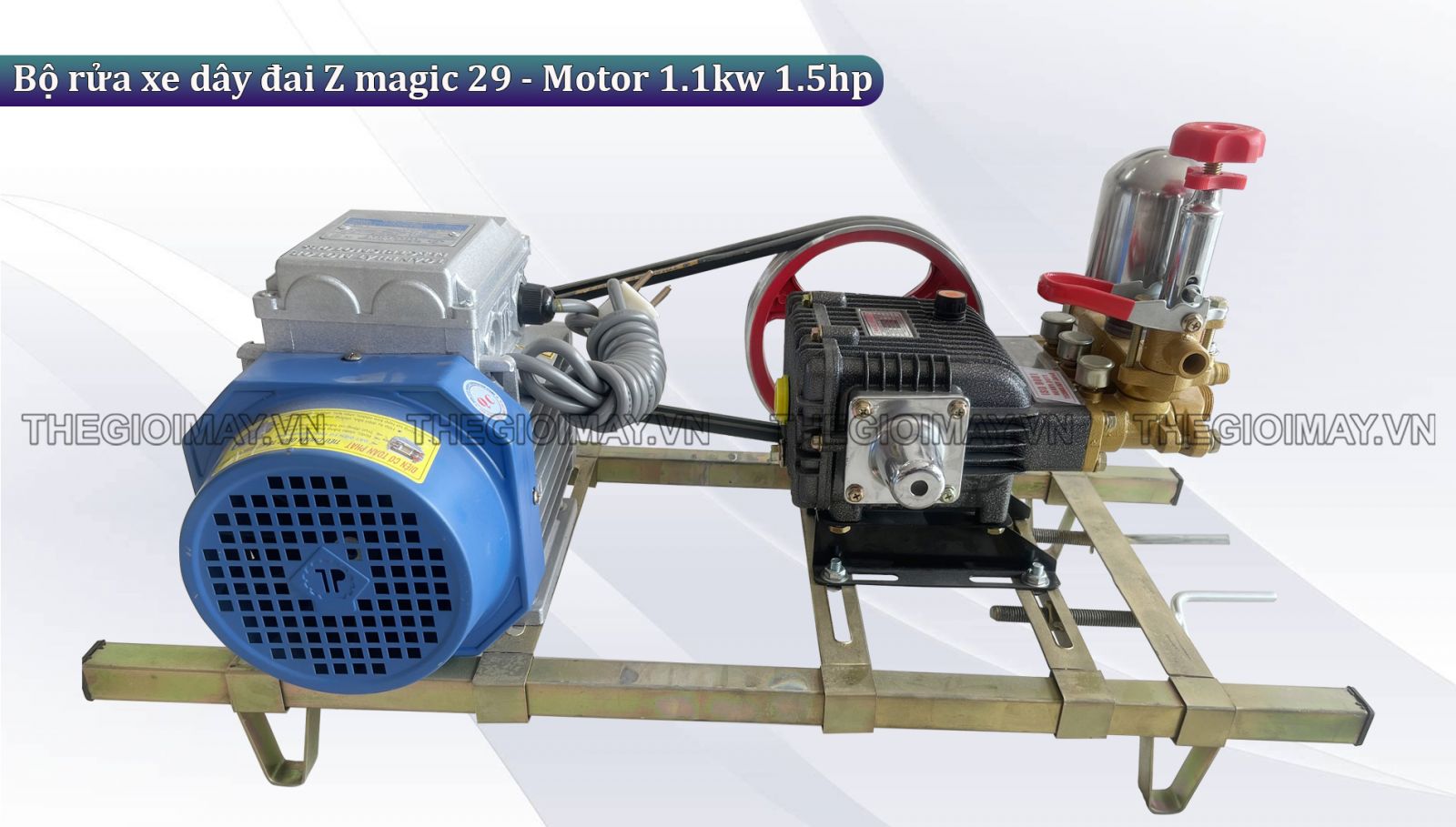 Ứng dụng của bộ rửa xe dây đai Z magic 29 - Motor 1.1kw 1.5hp​ trong cuộc sống hằng ngày