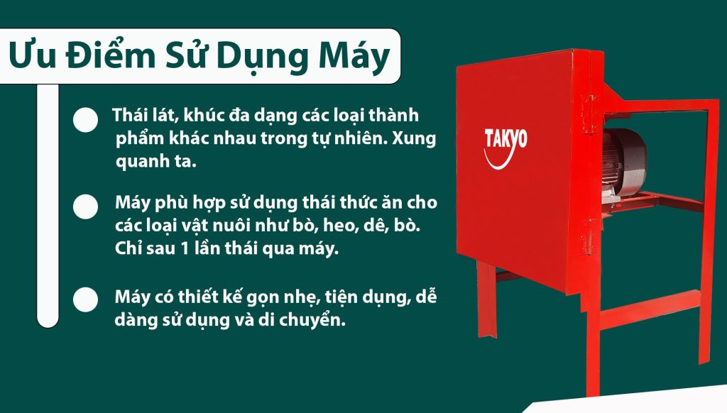 Công dụng vượt trội của máy thái chuối Takyo TK15