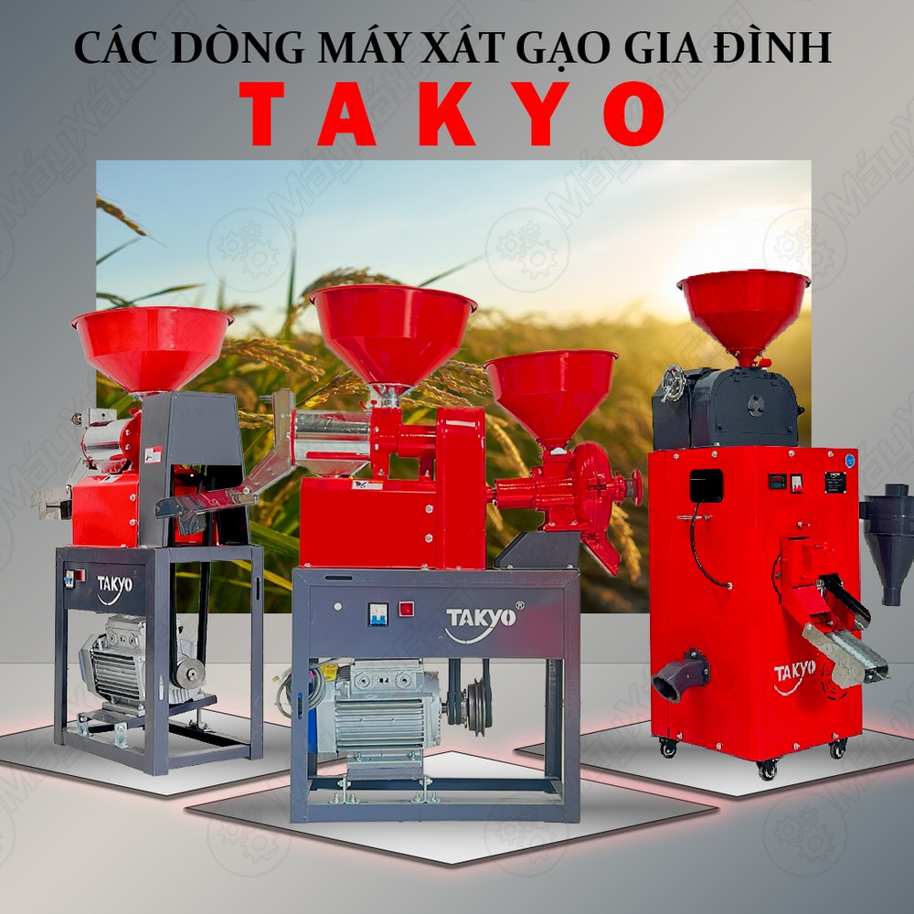 Các dòng máy xát gạo đa năng TAKYO