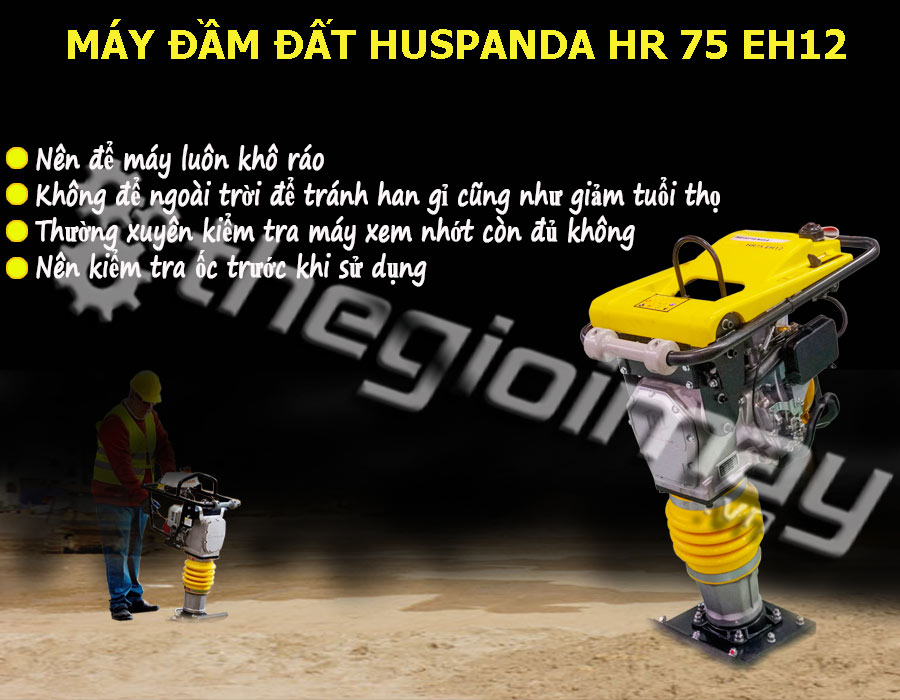 Bảo quản máy đầm đất Huspanda HR 75 EH12