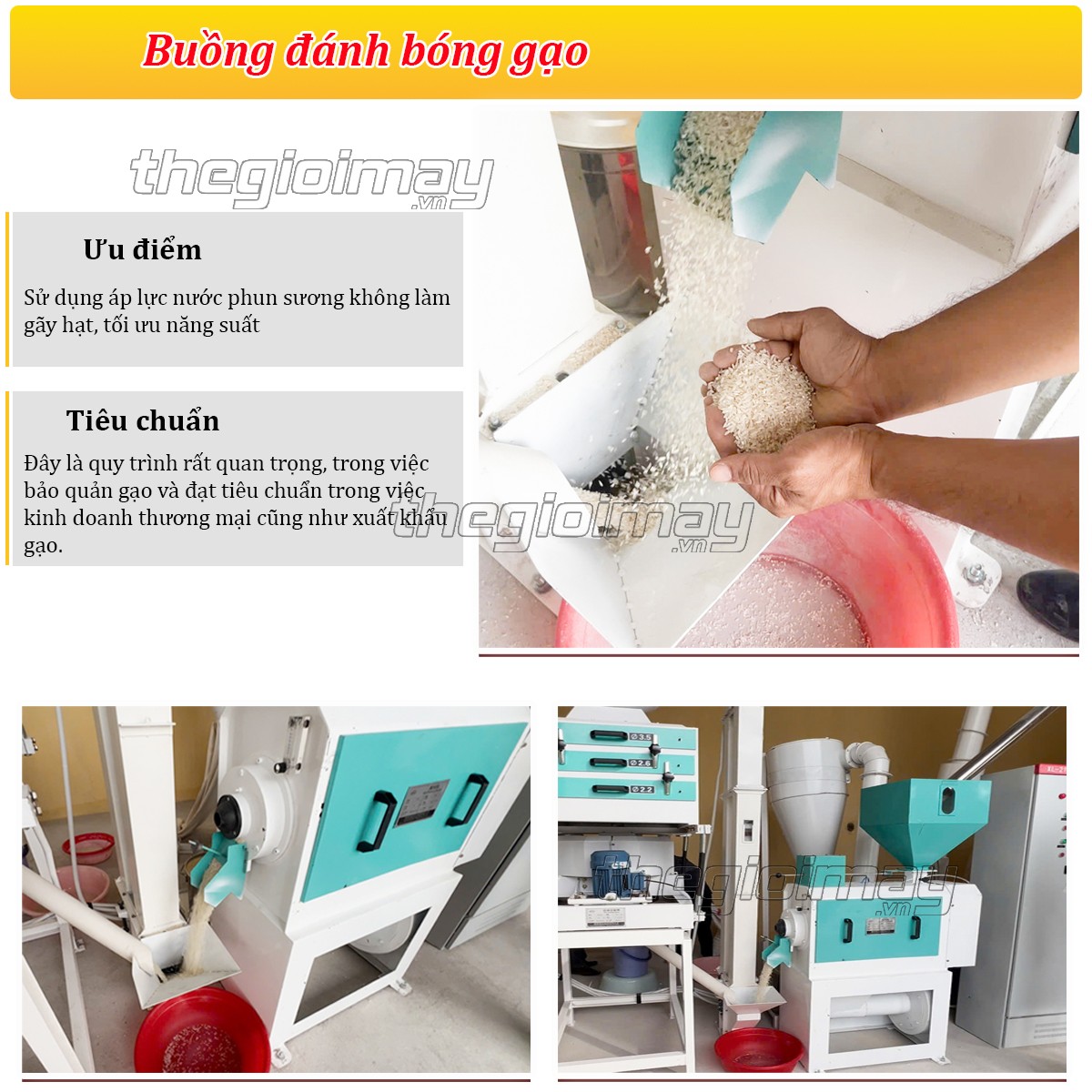 Buồng đánh bóng gạo của dây chuyền máy xát gạo Takyo XL-21