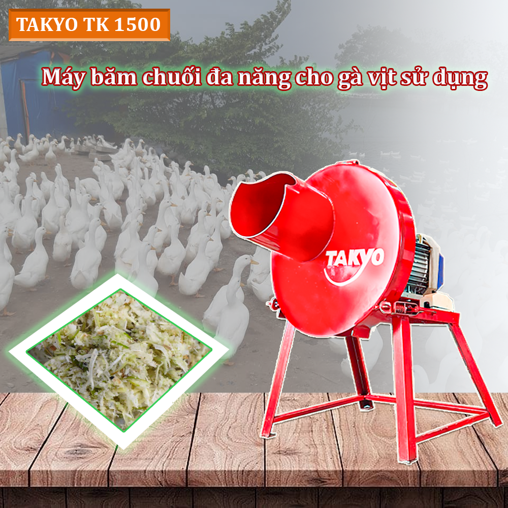 Máy băm cỏ mịn Takyo TK 1500