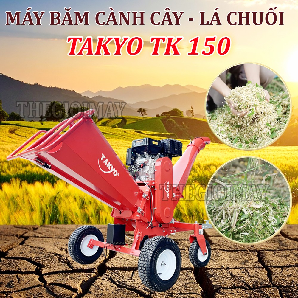Máy băm gỗ chạy xăng Takyo TK 150