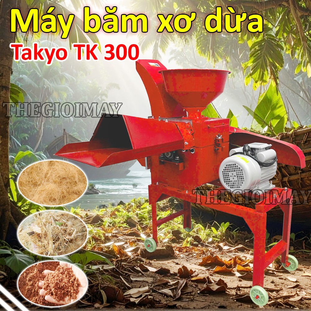 Máy băm xơ dừa Takyo TK 300