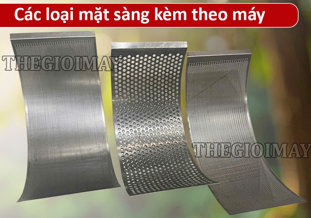 Sàng kèm theo máy