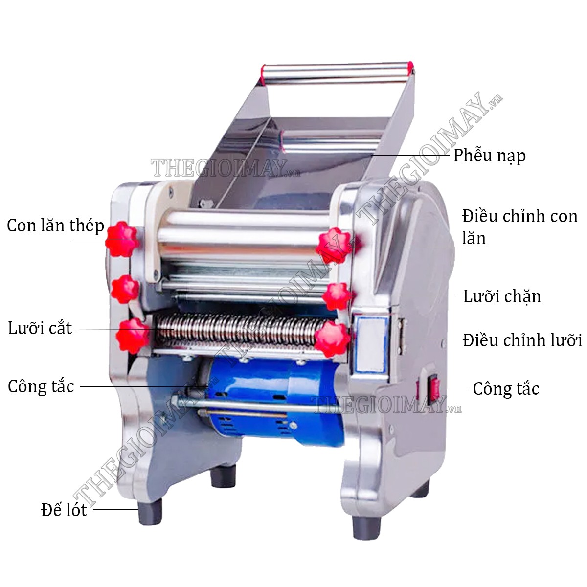 Cấu tạo máy cán mực takyo 