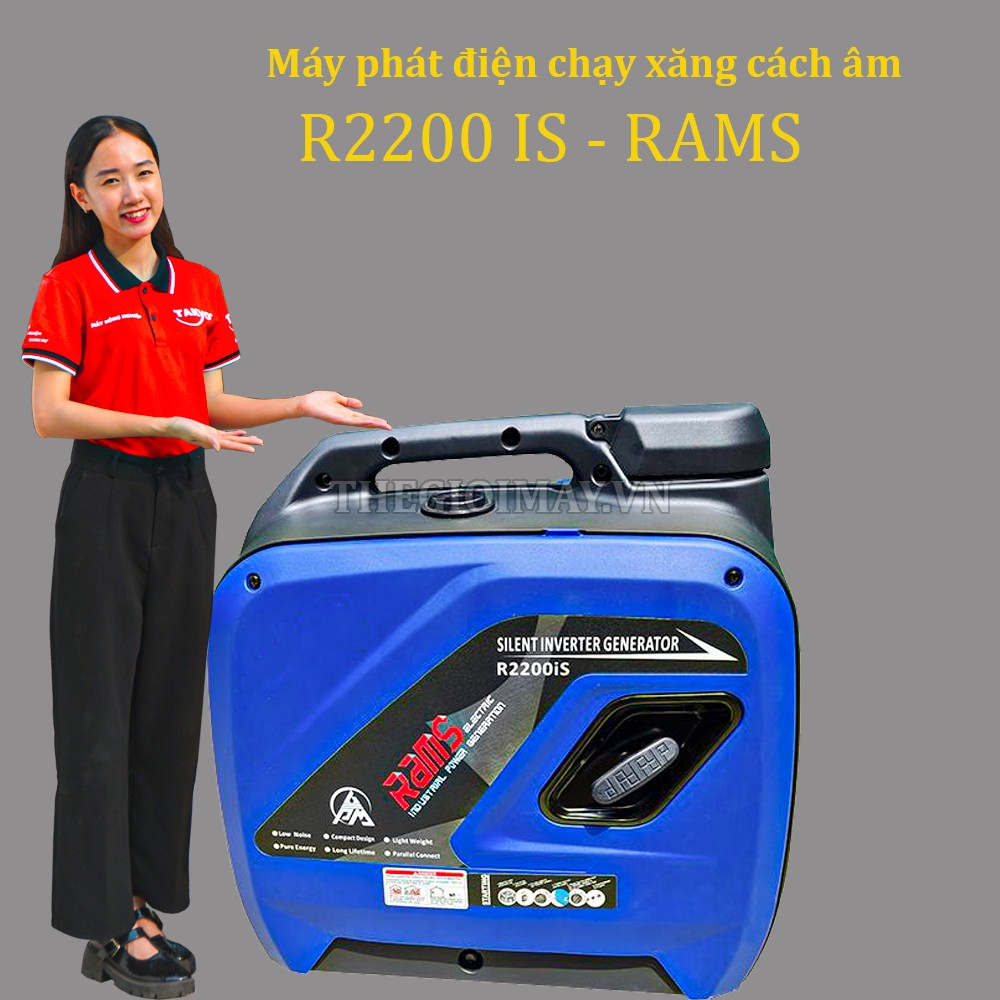 Máy phát điện chạy xăng – Cách âm – Chống ồn R2200iS- RAMS