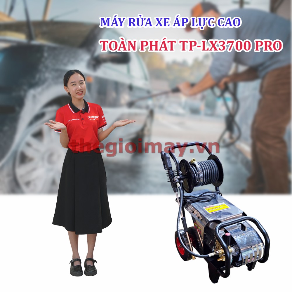 Máy rửa xe áp lực cao Toàn Phát TP-LX3700 PRO
