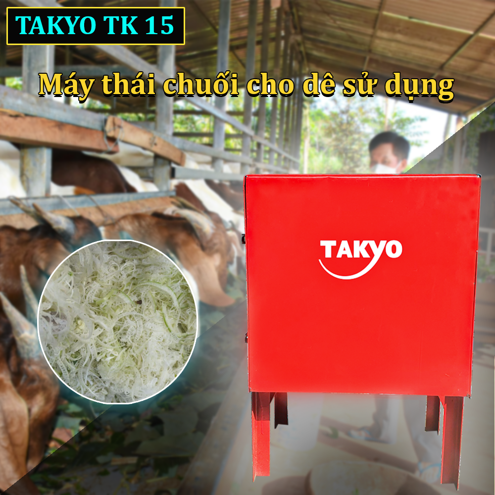 Máy thái chuối cho gia súc Takyo TK 1500