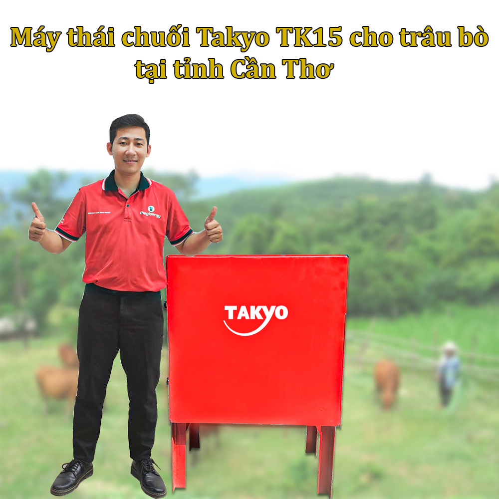 Máy thái chuối đa năng cho dê Takyo TK 15 giá rẻ