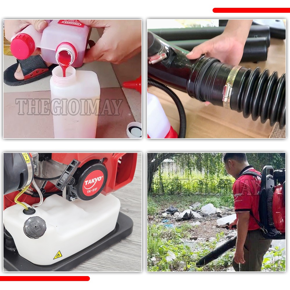 Quy trình vận hành máy thổi lá Takyo 51F