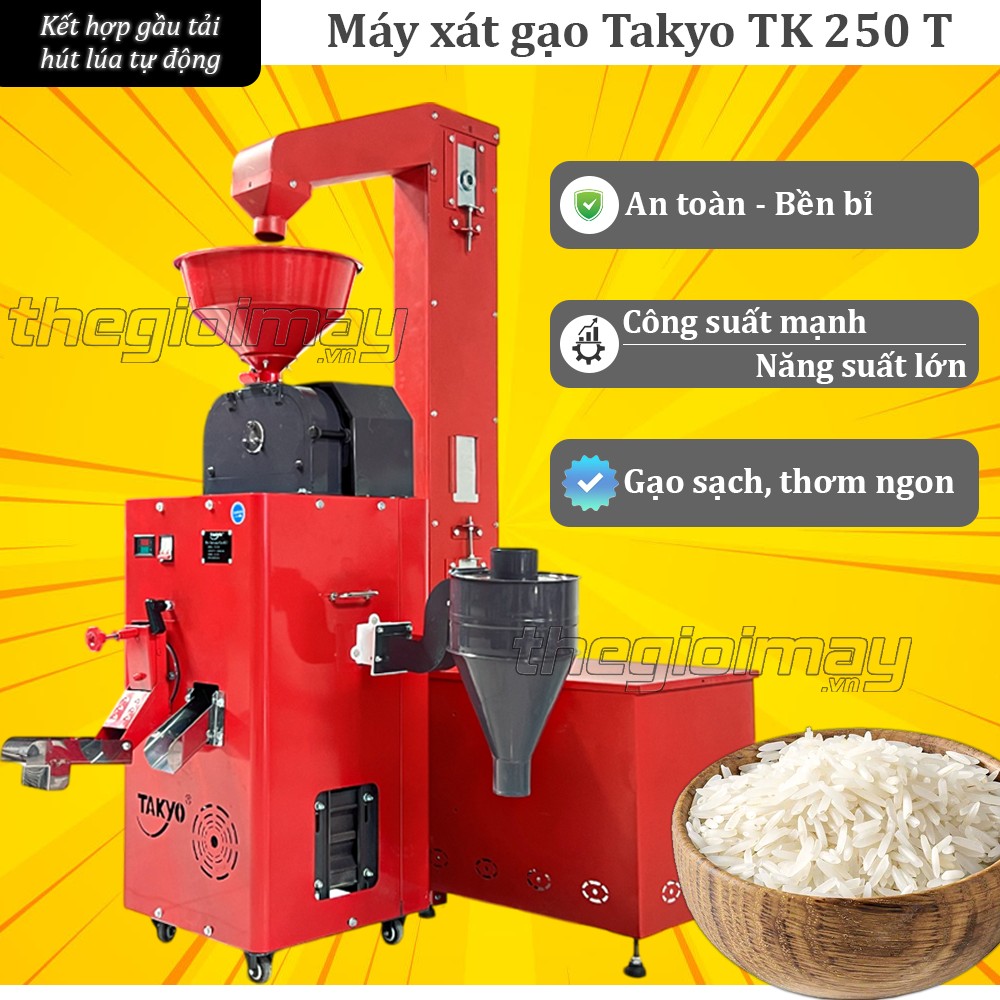 Máy xát gạo Takyo TK 250 T