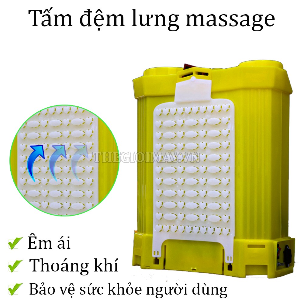 Tấm đệm lưng của bình xịt điện con ong vàng COV 20 DP