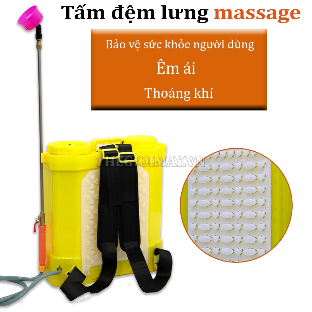 Tấm đệm lưng thoáng khí của bình xịt điện Mitsukaisho 20 D 