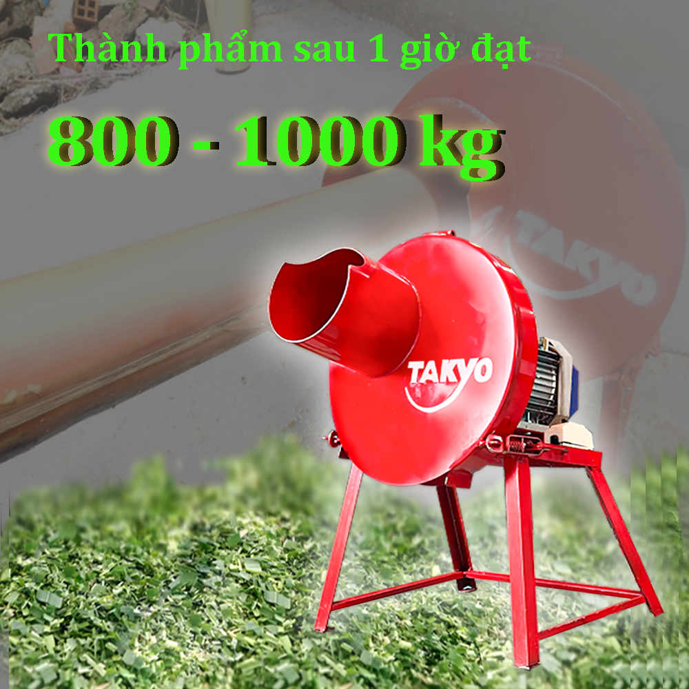 Công dụng tuyệt vời từ máy băm cỏ Takyo TK 1500