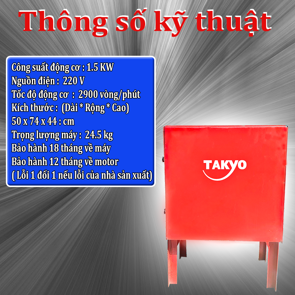 Thông tin sản phẩm máy thái chuối Takyo TK 15 cho trâu