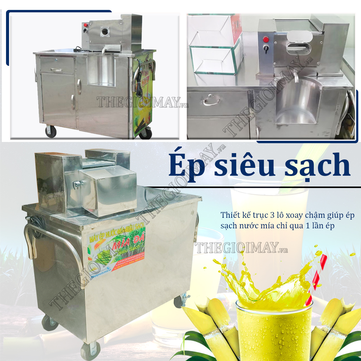 Trên bề mặt các rulo được cắt rãnh để gia tăng lực kéo mía tốt hơn