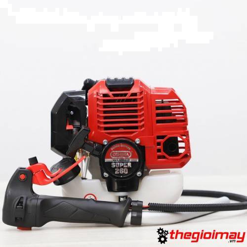 Máy cắt cỏ OSHIMA SUPER 260 700W Đỏ-đen 2 thì (rời, chết)
