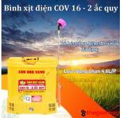 Bình xịt điện con ong vàng COV 16 - 2 ắc quy