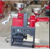 MÁY XAY XÁT GẠO GIA ĐÌNH TAKYO TK 200C CÓ BÁNH XE PHIÊN BẢN CẢI TIẾN PHỄU INOX
