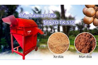 Máy băm xơ dừa Takyo TK550 - Sản phẩm đạt chứng nhận chất lượng cao